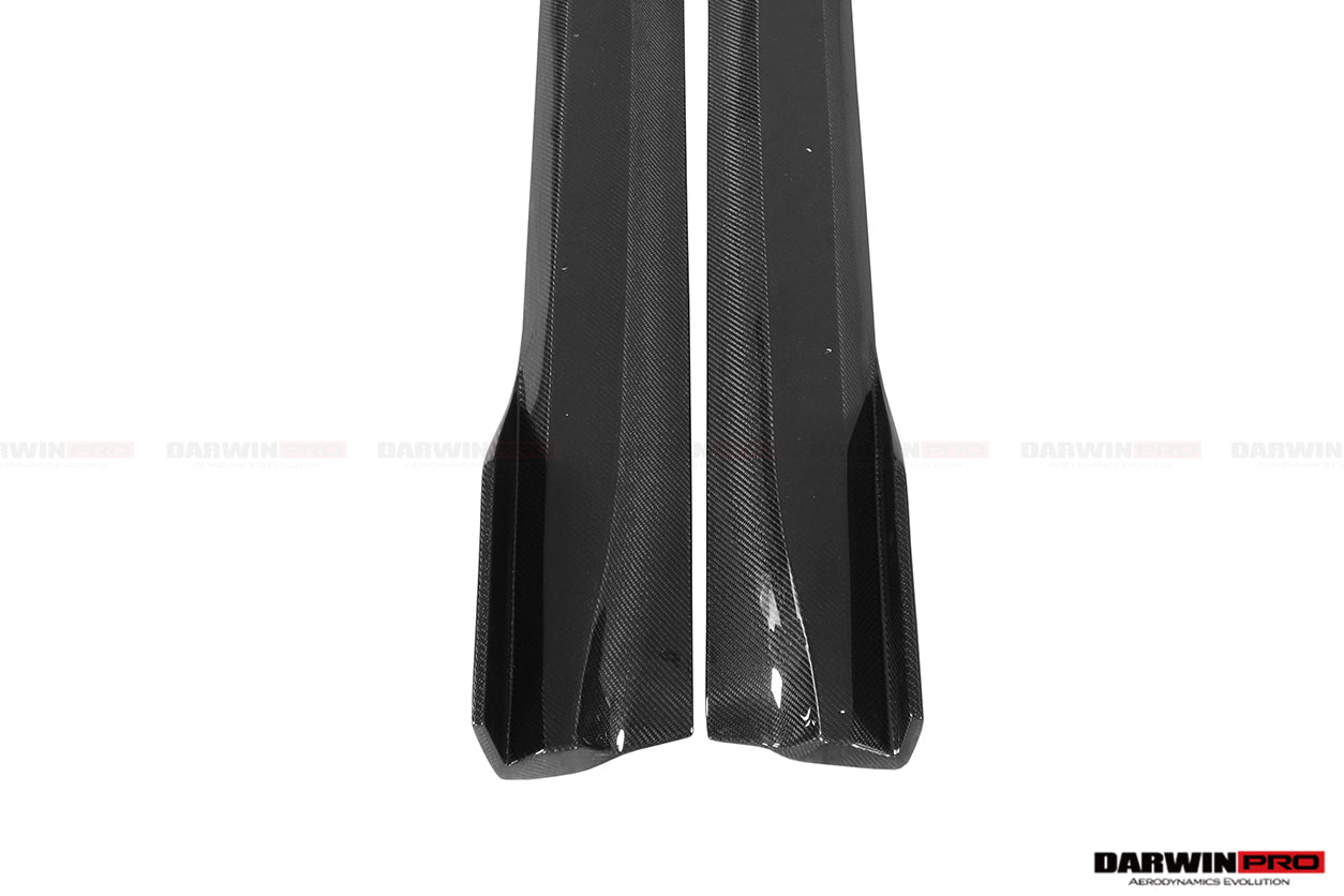 2017 - 2021 Tesla Model 3 IMP Performance Carbon Fiber Side Skirts Under Board